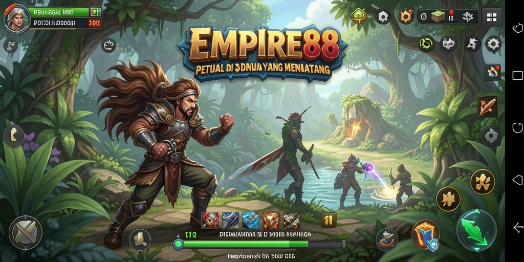 Tampilan gameplay seru dari EMPIRE88 dengan aksi petualangan yang mendebarkan.