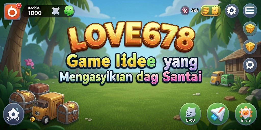 Tampilan gameplay LOVE678 yang menarik dan penuh warna.