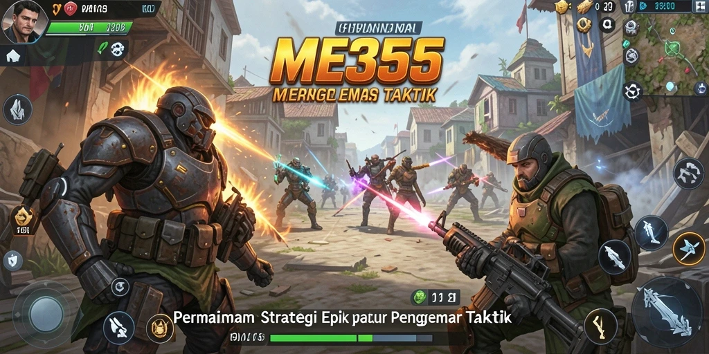 Tampilan gameplay ME355 yang strategis dan mendebarkan.