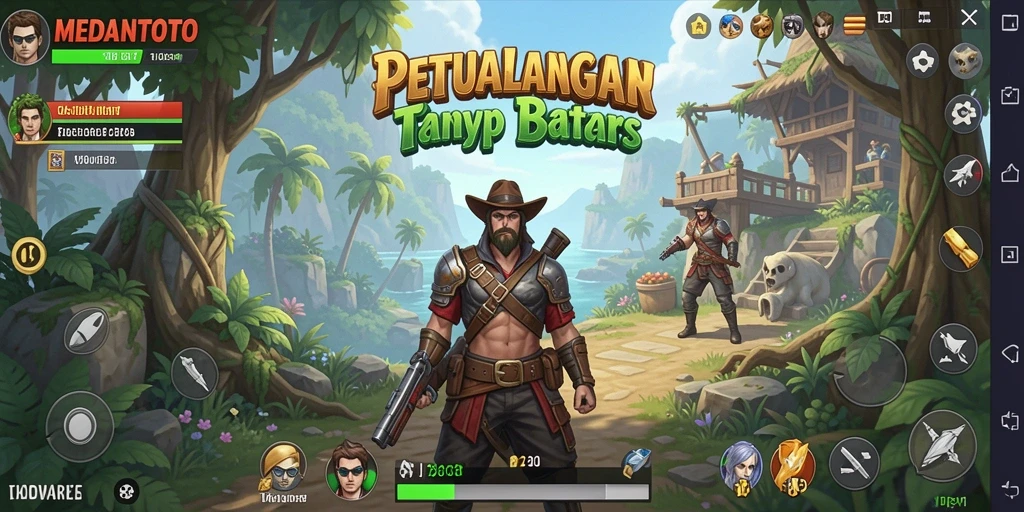 Screenshot utama MEDANTOTO menampilkan petualangan seru di dunia terbuka.