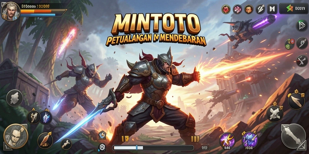 Tampilan aksi seru dalam gameplay MINTOTO yang mendebarkan.