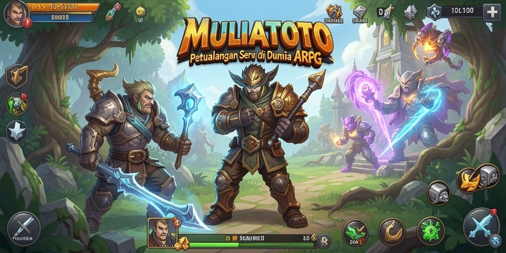 Gameplay seru MULIATOTO dalam pertempuran epik ARPG.