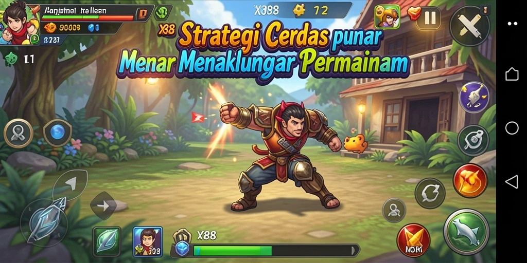Tampilan gameplay X88 yang mendebarkan dan penuh strategi.