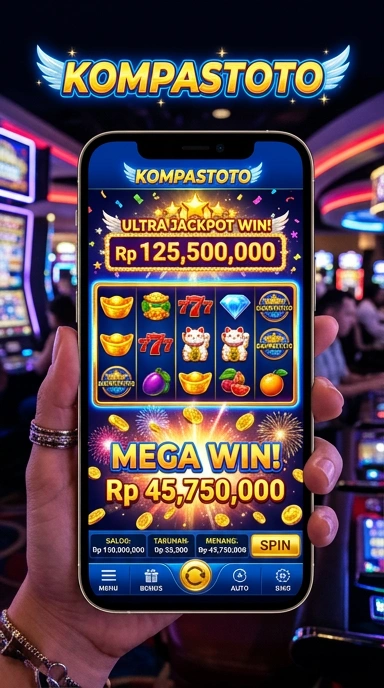 Tampilan antarmuka terbaru dari aplikasi kompastoto.